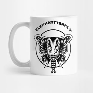 elephant+butterfly Mug